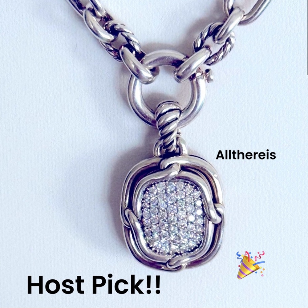 HP 🎉David Yurman Labyrinth Diamond Enhancer - Picture 3 of 15